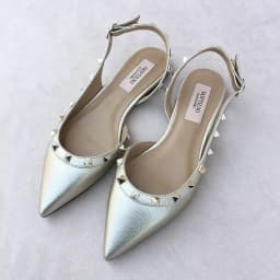 Summer Women Sandals luxury women's shoes 2026 New Leather Brand Rivets Shoes Pointed Toe Thin Flat Slippers Solid Casual Outdoo