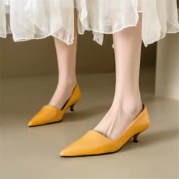 FEDONAS Sexy Women Pumps Pointed Toe Thin Heels Office Party Wedding Shoes Woman Cow Leather Basic Pumps Spring