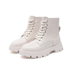 AIYUQI Women's Ankle Boots Genuine Leather Autumn Lace-up Motorcycle Boots Ladies British Style Women's Ankle Boots WHSLE MTO