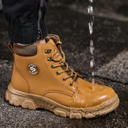 Men Winter Work Safety Boots Lightweight Steel Toe Work Shoes Men Waterproof Warm Security Protection Safety Shoes