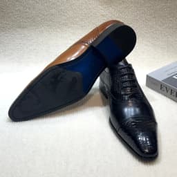 Men's Italian Style Luxury Genuine Leather Derby Shoes Pointed Toe Handmade Formal Oxford Lace-up Brogues