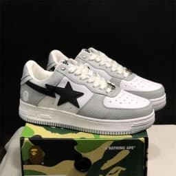 2026 A BATHING APE Men All Black Shark Casual Plarfom Shoes Unisex Women Slip-Resistant Outdoor Soft Walking Sneakers