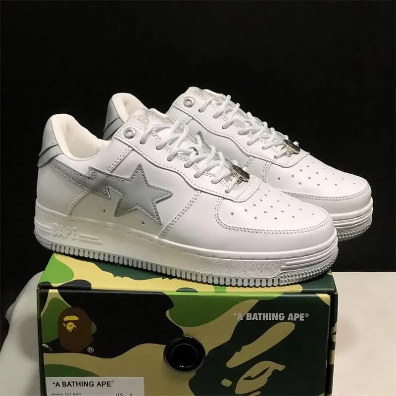 2026 A BATHING APE Men All Black Shark Casual Plarfom Shoes Unisex Women Slip-Resistant Outdoor Soft Walking Sneakers