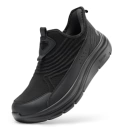 Wide Men'S Slip-On Running Shoes Lightweight Breathable Outdoor Casual Sports Walking Shoes Sneakers For Swollen Feet