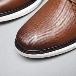 BHKH 2026 Genuine Leather Dress Shoes Comfy Men Casual Shoes Smart Business Work Office Lace-up Men Shoes