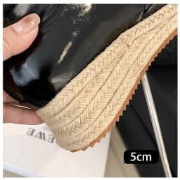 Eilyken Spring Autumn Platform Round Toe Women Ankle Boots Designer Sewing Twine Weaving Thick Bottom Zipper Shoes