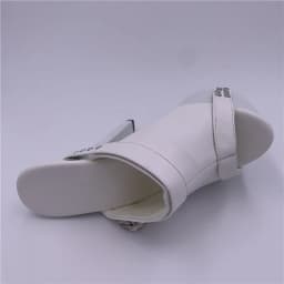 Women's Platform Shoes 17cm Ultra High Heels Slippers Shoes 7 Inch Hand Made High Heel Shoes White