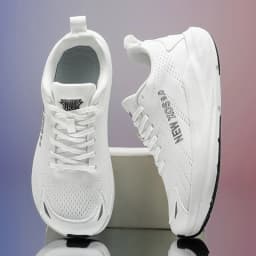 Wide Toe Running Shoes Autumn Winter Breathable Mesh Sneakers Lightweight Cushion Sport Shoes For Walking Jogging School Daily