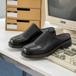 Loafers Height 5cm Leather Slippers Men's Summer Slip-on Shoes Business Casual Plus Size 38-46