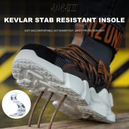 Indestructible Men Safety Shoes Anti-smash Men Shoes Working Sneakers Anti-Puncture Work Boots Safety Composite Toe Men Boots