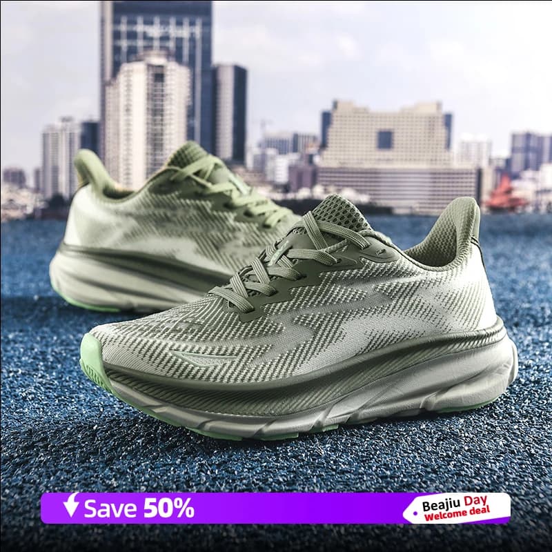 Running Shoes Training Speciality Marathon Men Sports Breathable Lightweight Women's Comfortable Nonskid Leisure Sneakers