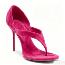 Shiny Patent Leather Cover Heels Flip Toe Sandals Sexy Pointed Toe Thin Heel Suede Custaomized New Arrivals Fashion Women Modern
