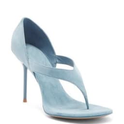 Shiny Patent Leather Cover Heels Flip Toe Sandals Sexy Pointed Toe Thin Heel Suede Custaomized New Arrivals Fashion Women Modern