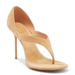 Shiny Patent Leather Cover Heels Flip Toe Sandals Sexy Pointed Toe Thin Heel Suede Custaomized New Arrivals Fashion Women Modern