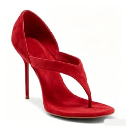 Shiny Patent Leather Cover Heels Flip Toe Sandals Sexy Pointed Toe Thin Heel Suede Custaomized New Arrivals Fashion Women Modern