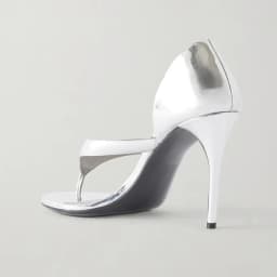 Shiny Patent Leather Cover Heels Flip Toe Sandals Sexy Pointed Toe Thin Heel Suede Custaomized New Arrivals Fashion Women Modern