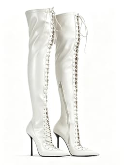 2026Women's New Autumn and Winter Slim Fit High Heels, Oversized Boots, Women's Pointed Elastic Slim Fit Leg Boots, Long Boots