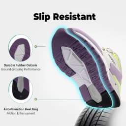 FitVille Extra Wide Women's Walking Shoes Wide Width Lightweight Sneakers for Flat Foot Plantar Fasciitis Heel Pain Relief