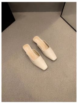 Fashion Zebra Zebra Pattern Mule Shoes Women Low Heels Square Toe Slides Outdoor Slippers New Spring Casual Flat Shoes Chaussure