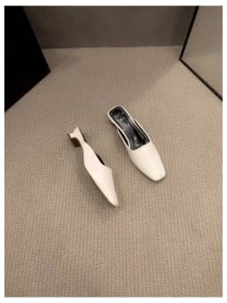 Fashion Zebra Zebra Pattern Mule Shoes Women Low Heels Square Toe Slides Outdoor Slippers New Spring Casual Flat Shoes Chaussure