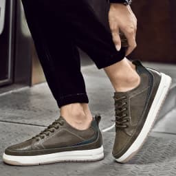 Man Elevator Sneakers Men's Sports Shoes Chunky Height Increase Insole  6CM