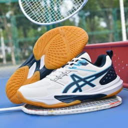 Men Tennis Shoes Breathable Mesh Professional Men Badminton Shoes Lightweight Volleyball Shoes Sport Anti-Slip Training Sneakers