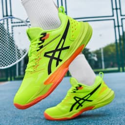 Men Tennis Shoes Breathable Mesh Professional Men Badminton Shoes Lightweight Volleyball Shoes Sport Anti-Slip Training Sneakers