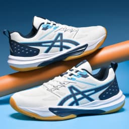 Men Tennis Shoes Breathable Mesh Professional Men Badminton Shoes Lightweight Volleyball Shoes Sport Anti-Slip Training Sneakers