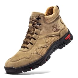 FLYLAND Men's Classic Retro Soft Skin Friendly Genuine Leather Business Ankle Boots Handmade Casual Boots