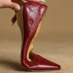 Women's sheepskin pointed toe slip-on flats elegant ladies high quality soft comfortable 2cm kitten heel slim daily dress shoes