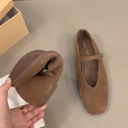 2024 Autumn Fashion Flat Ballet Shoes Women Shallow Ballet Leather Round Toe Female Ballerina Soft Moccasin Mary Janes Big Size