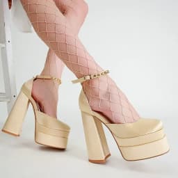 2024 Night Club CRYSTAL Women Pumps Shoes Fashion Platform Thick High Heel Ladies Sexy Stripper Party Sandals Footwear