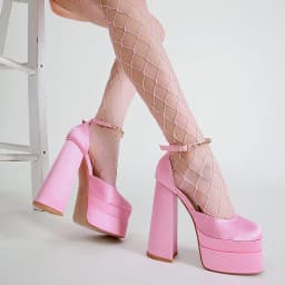 2024 Night Club CRYSTAL Women Pumps Shoes Fashion Platform Thick High Heel Ladies Sexy Stripper Party Sandals Footwear