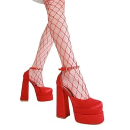 2024 Night Club CRYSTAL Women Pumps Shoes Fashion Platform Thick High Heel Ladies Sexy Stripper Party Sandals Footwear