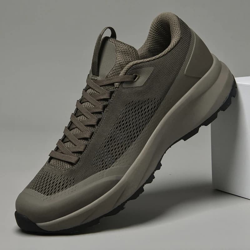 Italian Brand Men's Mesh Casual Shoes High-quality Handmade Soles Men's Outdoor Hiking Shoes Sports Oxford Shoes Thick Soles