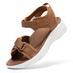 FitVille Wide Women'S Summer Sandals With Arch Support Lightweight Bohemian Casual Beach Wedge Sandals With Adjustable Strap