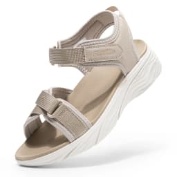 FitVille Wide Women'S Summer Sandals With Arch Support Lightweight Bohemian Casual Beach Wedge Sandals With Adjustable Strap