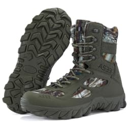 Men Tactical Boot Outdoor Ultrallight Safety Waterproof Breathable Lace Up Male Hunting Boots Army Boots Anti-Slip High Quality