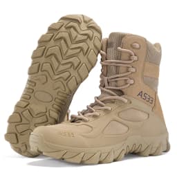 Men Tactical Boot Outdoor Ultrallight Safety Waterproof Breathable Lace Up Male Hunting Boots Army Boots Anti-Slip High Quality