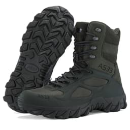 Men Tactical Boot Outdoor Ultrallight Safety Waterproof Breathable Lace Up Male Hunting Boots Army Boots Anti-Slip High Quality
