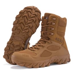 Men Tactical Boot Outdoor Ultrallight Safety Waterproof Breathable Lace Up Male Hunting Boots Army Boots Anti-Slip High Quality