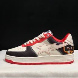 A BATHING APE Original Classics Bape Sta Men Women Dropout Skate Shoes Fashion Casual Shoes Outdoor Platform Bear Shoes Sneakers