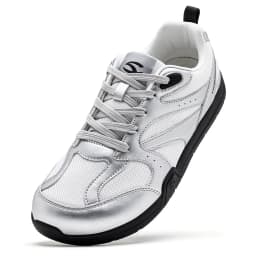 HOBIBEAR Wide Width Shoes Unisex Flexible Lightweight Lace Up Sneakers Cross Casual Walking Shoes