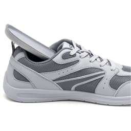 HOBIBEAR Wide Width Shoes Unisex Flexible Lightweight Lace Up Sneakers Cross Casual Walking Shoes