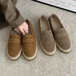AIYUQI 2026 New Women's Loafers Shoe Flat Nonslip Comfortable Boat Shoes Women Fashionable Woven Fisherman's female Shoes