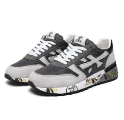 2026 New Fashion luxury platform casual shoes men's layer leather denim leather Migland Steven outdoor training ‮seohS premiataeS