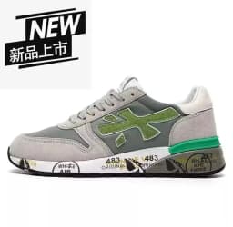 2026 New Fashion luxury platform casual shoes men's layer leather denim leather Migland Steven outdoor training ‮seohS premiataeS