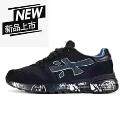 2026 New Fashion luxury platform casual shoes men's layer leather denim leather Migland Steven outdoor training ‮seohS premiataeS