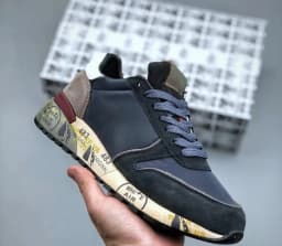 2026 New Fashion luxury platform casual shoes men's layer leather denim leather Migland Steven outdoor training ‮seohS premiataeS