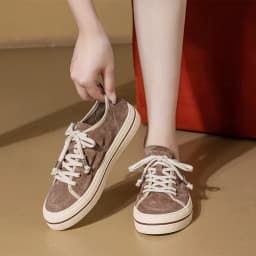 AIYUQI Genuine Leather Women Virtue Training Shoes 2026 Autumn New Platform Trainer Shoes Laces Breathable Sneakers For Women